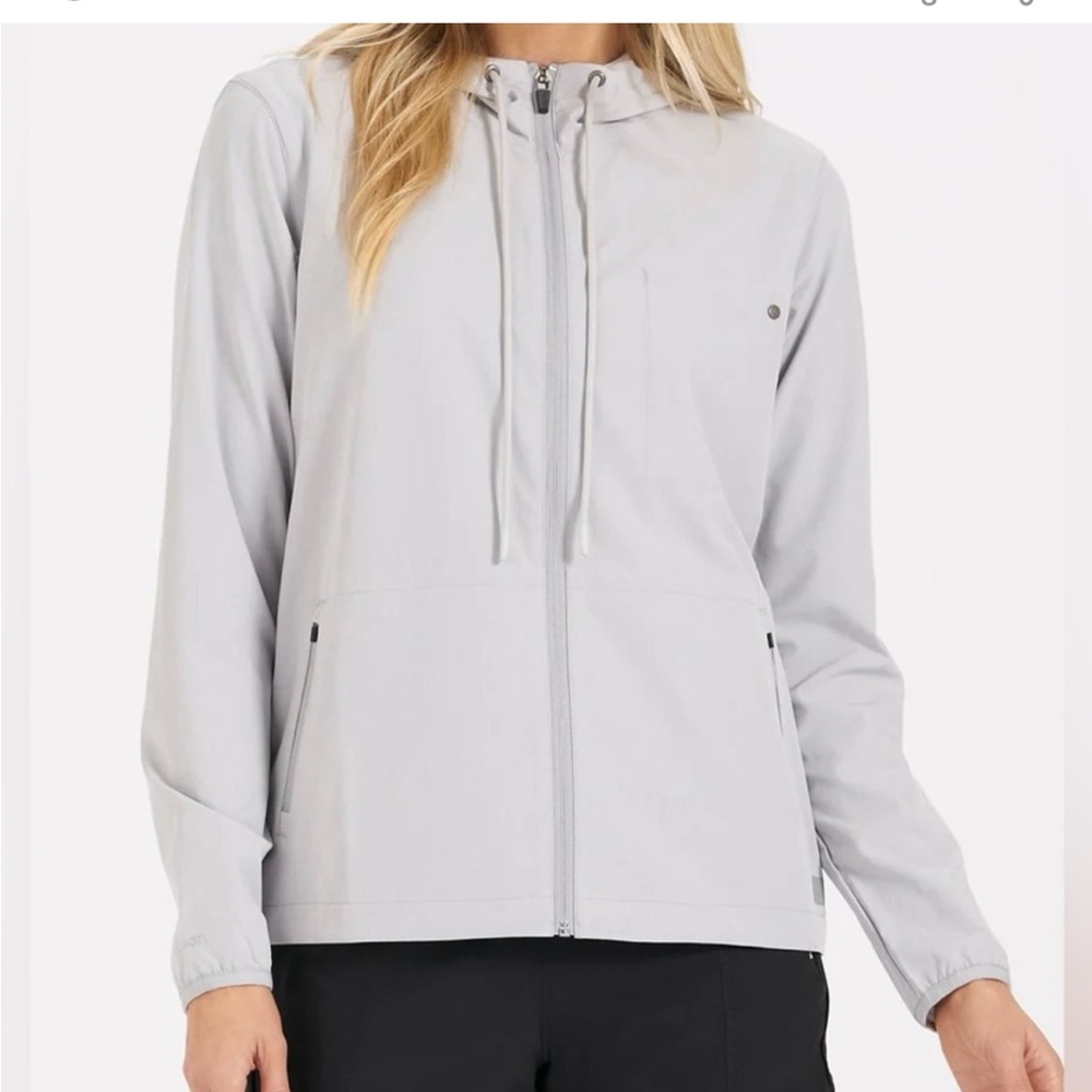 VUORI Light Gray outdoor trainer jacket SIZE XL